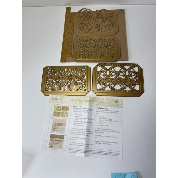 Anna Griffin Pretty Pockets Cut & Emboss Dies Cricut Cuttlebug Crafts - Picture 1 of 15